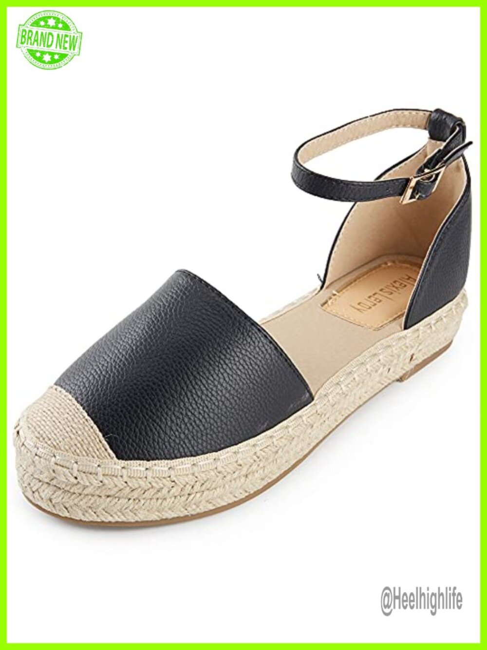 Women's Closed Toe Platform Sandals Faux Leather Memory Foam
